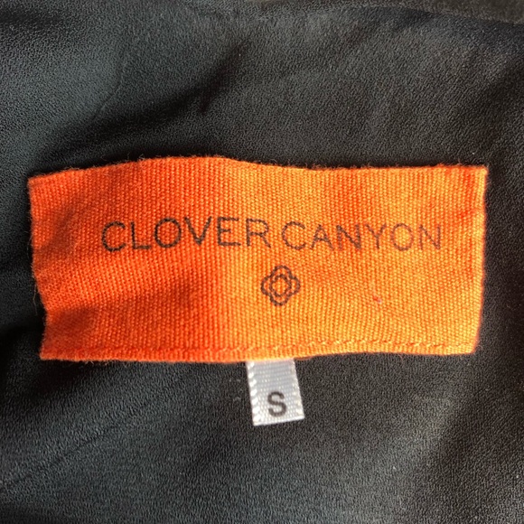 Clover Canyon Butterfly Sleeve Abstract Top - Picture 3 of 8